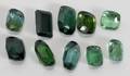 101465 UNMOUNTED GREEN TOURMALINE STONES TEN
