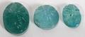 101464 UNMOUNTED CARVED AQUAMARINE STONES THREE