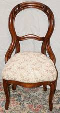101486 VICTORIAN BALLOON BACK SIDE CHAIR C 1870