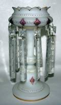 100436 AMERICAN FROSTED GLASS LUSTER LATE 19TH C
