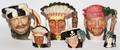 ROYAL DOULTON CHARACTER JUGS SIX