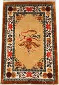 CHINESE SILK HAND WOVEN RUG