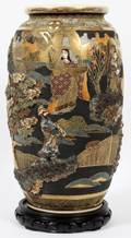 SATSUMA POTTERY VASE