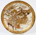 FINE JAPANESE SATSUMA PLATE 19TH C