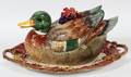 FITZ  FLOYD PORCELAIN DUCK TUREEN