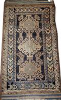 ANTIQUE CAUCASIAN WOOL RUG C LATE 19TH C