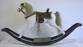 Carved and painted rocking horse 19th c