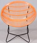 FABIANO  PANZINI MODERN FIBERGLASS  METAL CHAIR