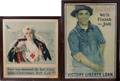 010447 VINTAGE WORLD WAR I POSTERS TWO