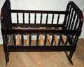101511 JENNY LIND STYLE CRADLE H 31 W 23 L 38