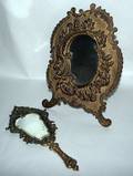 100501 BRONZE MIRRORS C1900 TWO H115