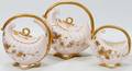 100485 BELLEEK PORCELAIN DECORATIVE TEA SET 3 PCS