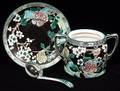 091578 NIPPON HANDPAINTED PORCELAIN PRESERVE JAR