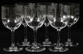 BACCARAT MONTAIGNE CRYSTAL GOBLETS SIX