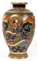 SATSUMA POTTERY VASE C1900