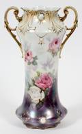 R S PRUSSIA PORCELAIN VASE C 1900