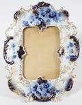 CONTINENTAL PORCELAIN PHOTO FRAME C 1900