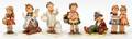 HUMMEL BISQUE FIGURINES SIX PIECES
