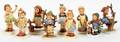 HUMMEL BISQUE FIGURINES NINE PIECES