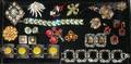101568 COSTUME JEWELRY SIGNED BROOCHES BRACELETS