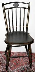 091621 AMERICAN WINDSOR SIDE CHAIR 19TH CENTURY