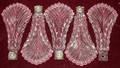 091617 VICTORIAN GLASS DRAPERY TIE BACKS L7