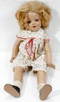 091612 SHIRLEY TEMPLE STYLE COMPOSITION DOLL H20