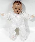 091607 EFFANBEE COMP  CLOTH BABY BUTTON NOSE DOLL