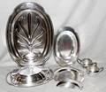 091585 SILVER PLATE PLATTER VEGETABLE SERVER