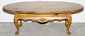 082492 PINE OVAL COFFEE TABLE MODERN