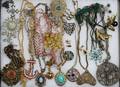 COSTUME JEWELRY NECKLACES EARRINGS  BROOCHES