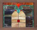 LEADED STAINED GLASS WINDOW