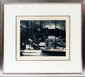 GH ROTHE MEZZOTINT HARBOR AT NIGHT 10100