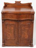 OAK SEWING MACHINE CABINET C 1890