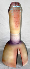 082512 DECO STYLE VASE  RICHARDSON CERAMIC SCULPTURE