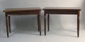 Pair of Empire mahogany card tables ca 1840