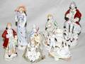 091636 JAPANESE PORCELAIN FIGURES C1920 SEVEN H48