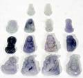 091630 ORIENTAL LAVENDER  CLAMBROTH JADE CARVINGS