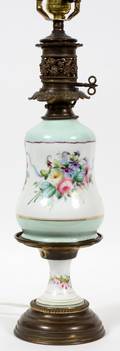 ANTIQUE HAND PAINTED LAMP