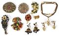 VINTAGE COSTUME JEWELRY TEN PIECES