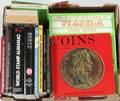 PAPER CURRENCY COIN  STAMP BOOKS 1BOX LOT