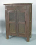 Virginia red stained pie safe 19th c