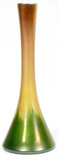 101005 L C TIFFANY GOLD FAVRILE VASE 11164449M