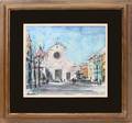 100039 HARRY LUCH WATERCOLOR PIAZZA ST SPIRITO