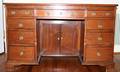 100025 GEORGIAN MAHOGANY CAMPAIGN DESK C1800