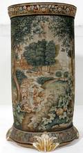091016 CONTINENTAL PORCELAIN TAPESTRY VASE H135