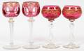 CONTINENTAL CRANBERRYTOCLEAR GLASS WINES FOUR