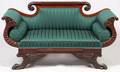 AMERICAN EMPIRE MAHOGANY SETTEE CIRCA 1840