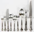 GORHAM CHANTILLY STERLING FLATWARE SET 65 PIECES