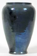 PEWABIC IRIDESCENT POTTERY VASE H 8 14